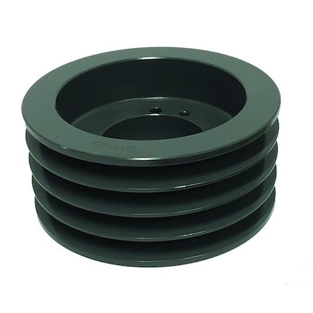 Bushing 4 Groove V-Belt Pulley 11.3 Inch OD